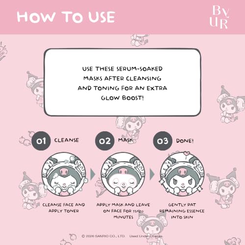 ByUR Vita Giving Sanrio Character Daily Aqua Serum Mask (30 - Product Imagery
