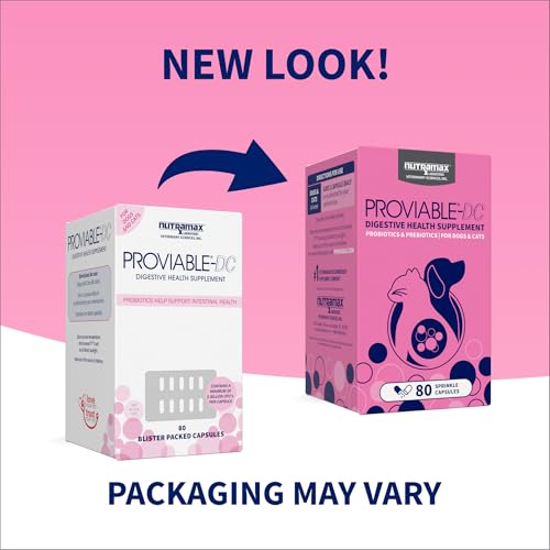 Nutramax Proviable Probiotics + Prebiotics, for Dogs & Cats, - Product Imagery