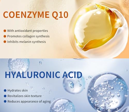 Pack of 10 Collagen Face Mask, Face Masks Skincare with Coenzyme - Product Imagery