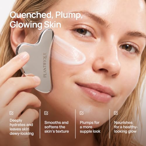 PLANTIFIQUE Korean Jojoba Oil & Hyaluronic Acid Face Massage - Product Imagery