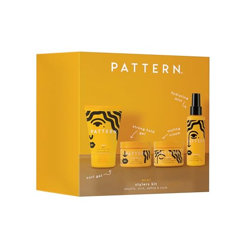 PATTERN Beauty Mini Stylers Kit - Trial and Travel for Curls and Coils – Silicone-Free, Paraben-Free, Unscented