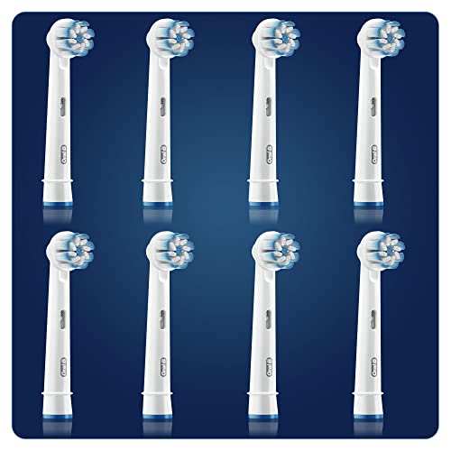 Oral-B Sensitive Clean Replacement Brush Heads x 8 Original - Product Imagery