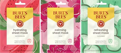 Burt's Bees Mothers Day Gifts, Face Mask Bundle Set, Hydrating - Product Imagery