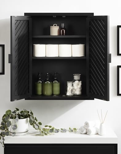 Kate and Laurel Mezzeta Decorative Modern Two-Door Floating - Product Imagery