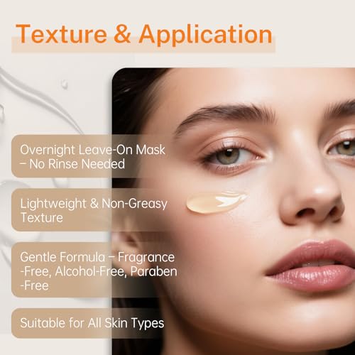 realori Turmeric Face Mask, Overnight Wrapping Facial Mask with - Product Imagery