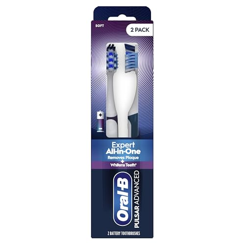 Oral-B Pulsar Advanced All-in-One Soft Toothbrush, 2 Count - Product Imagery