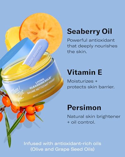 Then I Met You Living Cleansing Balm, Travel Makeup Remover Oil - Product Imagery