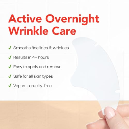 Morrow One Forehead Wrinkle Patches Peptide Face Tape Overnight - Product Imagery