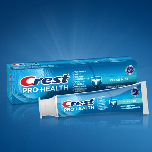 Crest Pro-Health Clean Mint Toothpaste (4.3oz) Twin Pack - Product Imagery