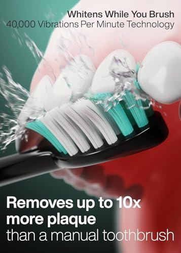 Aquasonic Black Series Ultra Whitening Toothbrush – ADA Accepted - Product Imagery