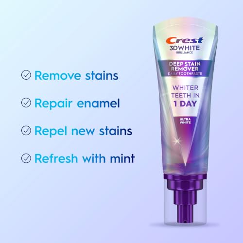 Crest 3DWhite Brilliance Deep Stain Remover Ultra White - Product Imagery