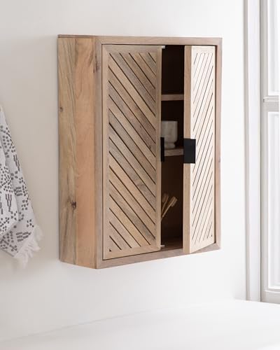 Kate and Laurel Mezzeta Decorative Modern Two-Door Floating - Product Imagery