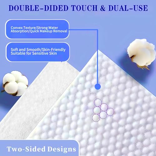 Disposable Face Towel 100 Count, Soft Cotton Clean Skin Face - Product Imagery