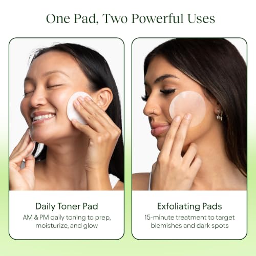JIYU Toner Pads - Korean Skincare for Dark Spots, Wrinkles & - Product Imagery