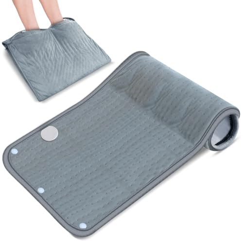 Heating Pad Extra Large 22x33 & Foot Warmer Double Sided 2 in 1, - Product Imagery