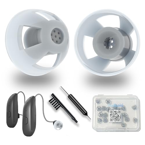 20pcs GN Resound Hearing aid Domes Open(M Size 8mm) Comfortable - Product Imagery