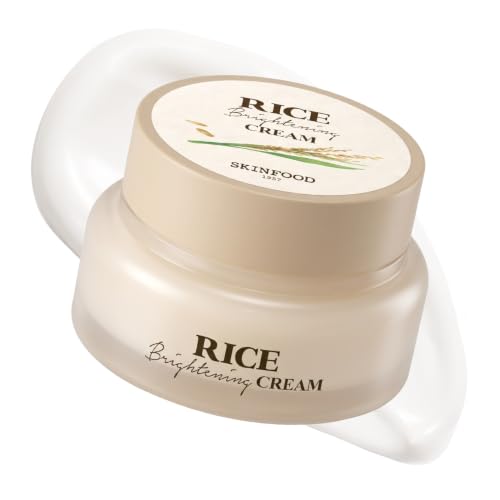 SKINFOOD Rice Brightening Cream, Korean Face Moisturizer with 48 - Product Imagery