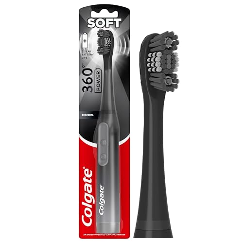 Colgate 360 Power Charcoal Battery Toothbrush - Product Imagery