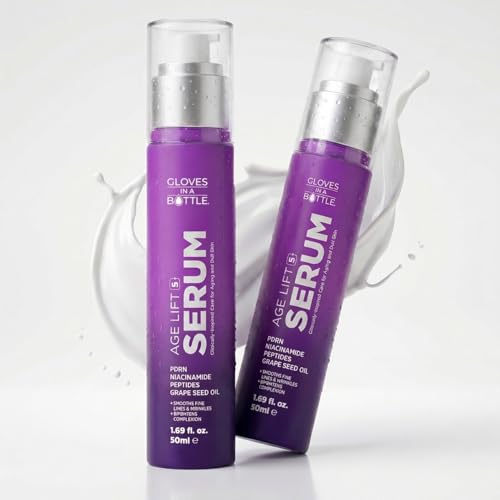 Gloves In A Bottle PDRN Age Lift 5+ Serum with Salmon DNA, Niacinamide & Peptides — Smooths Fine Lines & Wrinkles, Brigh
