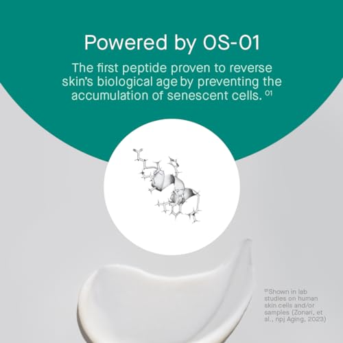 oneskin OS-01 FACE Peptide Moisturizer, Skin Longevity Cream - Product Imagery