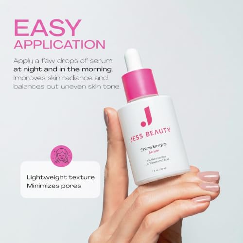 JESS BEAUTY | Shine Bright Serum | Niacinamide & Tranexamic Acid - Product Imagery