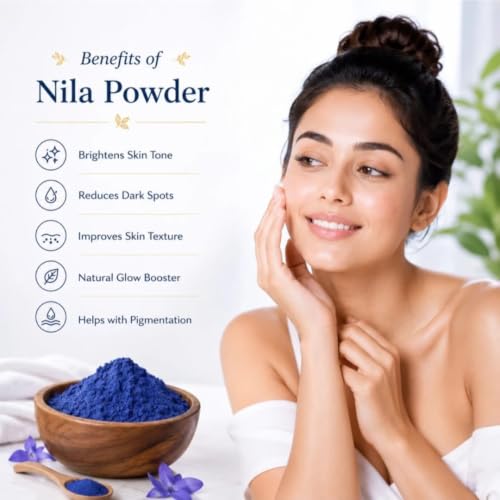 Viral Blue Mask| Authentic Moroccan powder – 100% Pure Indigo - Product Imagery