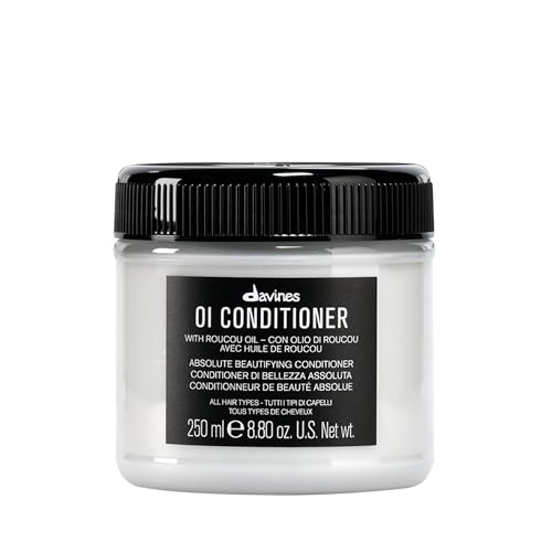 Davines OI Conditioner, Rich Creamy Hydrating Conditioner for All Hair Types - Accelerates Drying, Protects Structure & 