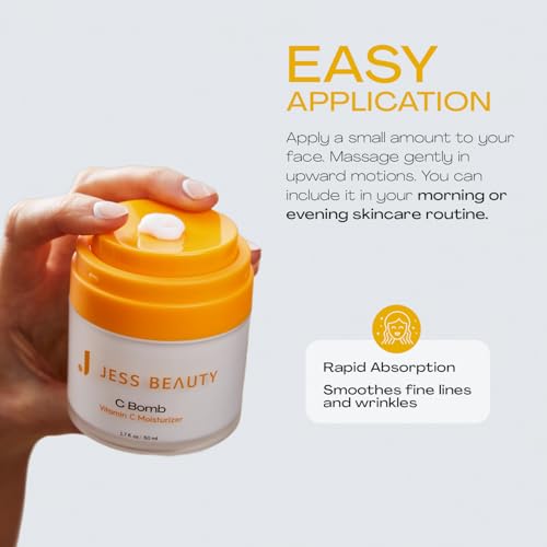 JESS BEAUTY | C-Bomb Vitamin C Moisturizer | Lightweight - Product Imagery