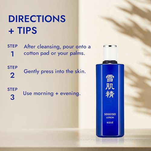 SEKKISEI Lotion Enriched, Liquid Toner & Hydrating Facial - Product Imagery