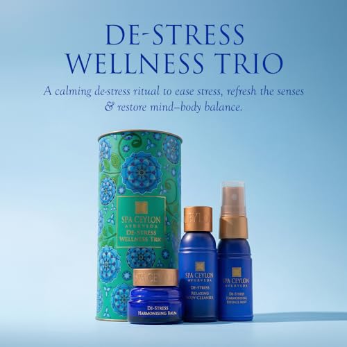 SPA CEYLON De-Stress Wellness Trio Set, Holistic Spa Essentials - Product Imagery