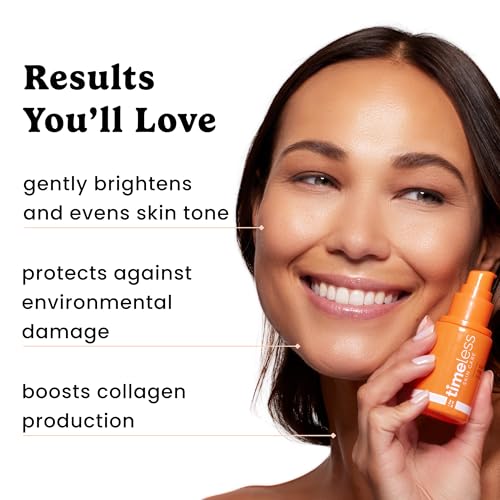 Timeless 10% Vitamin C + E Ferulic Acid Serum, Vegan, 1.7 fl oz - Product Imagery