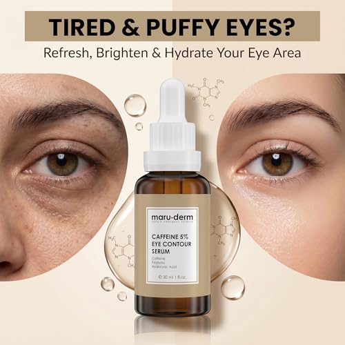 Maruderm Caffeine 5% Eye Serum for Puffiness & Dark Circles,1.0 - Product Imagery