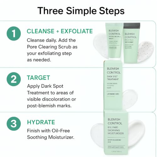 Global Beauty Care Blemish Control Oil-Free Skin Care Routine - Product Imagery