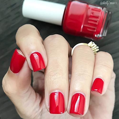 duri Nail Polish, 729 Aquarius, Warm winter red, Full Coverage, - Product Imagery