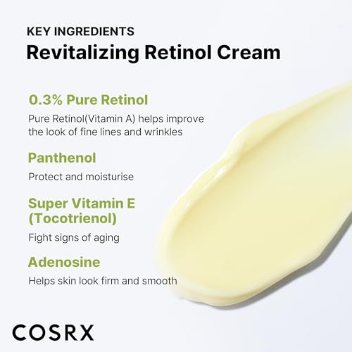 COSRX Retinol 0.3% Cream, Anti-Aging Eye & Neck Cream (0.67 - Product Imagery