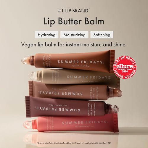 Summer Fridays Lip Butter Balm - Moisturizing Lip Gloss for - Product Imagery
