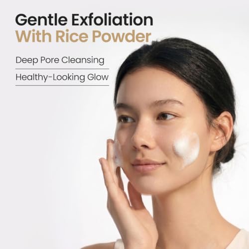 SKINFOOD Rice Daily Scrub Foam, Facial Cleanser with Face Scrub, - Product Imagery