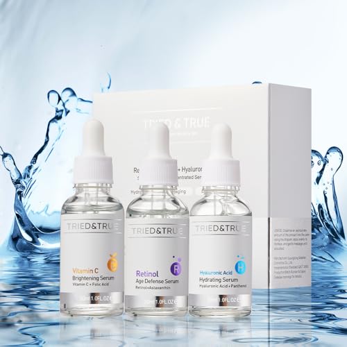 The Ageless Beauty Kit- Retinol Serum, Vitamin C Serum, and - Product Imagery