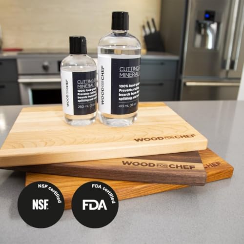 WoodForChef Cutting Board Food Grade Mineral Oil (16 oz) - - Product Imagery