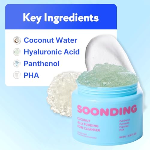 Coconut Jelly Pudding Cleanser | Deep Pore Cleansing & Gentle - Product Imagery