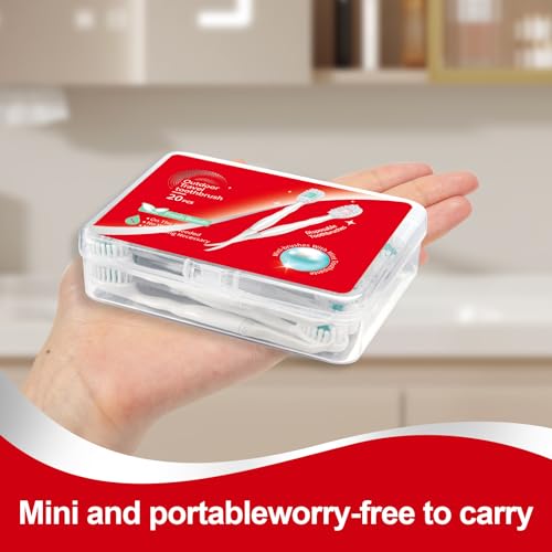 Mini Disposable Toothbrushes with Toothpaste and Toothpick, - Product Imagery