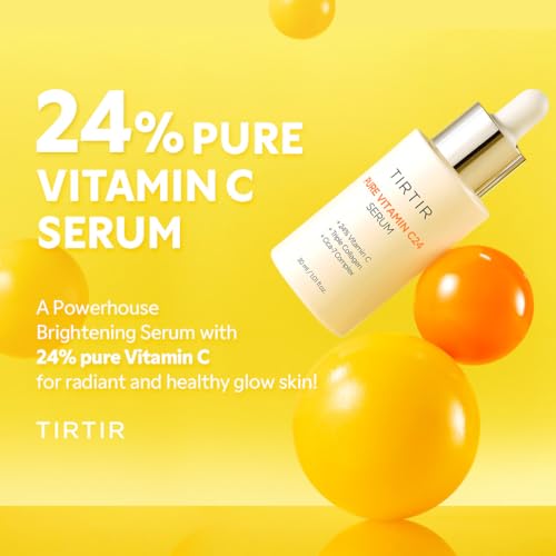 TIRTIR Pure Vitamin C 24% Face Serum – Dark Spot Remover for - Product Imagery