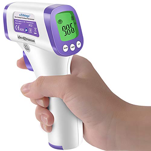 eZthings Heavy Duty Thermometer Infrared Forehead High Caliber - Product Imagery