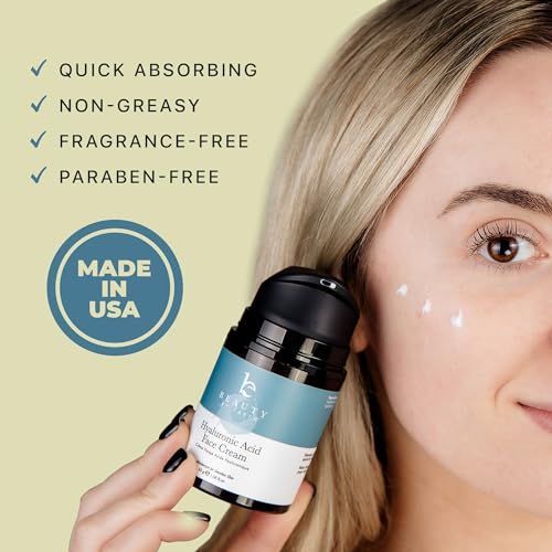 Hyaluronic Acid Moisturizer for Face - USA Made with Organic - Product Imagery