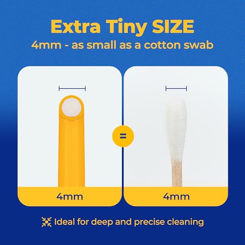 PETHROOM Pet Toothbrush for Cats & Dogs, 4mm Precision Head - Product Imagery