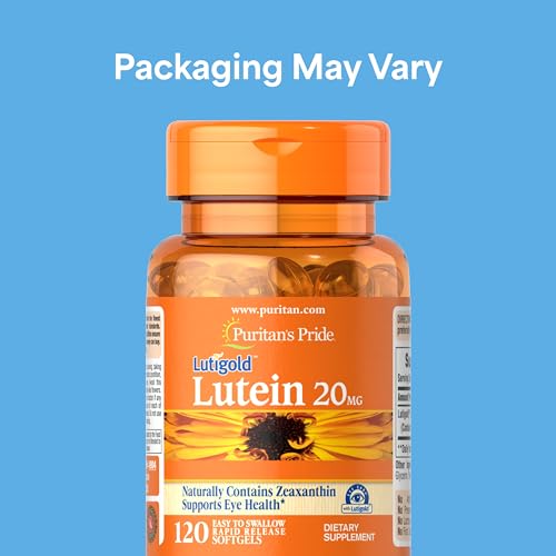 Puritan's Pride Premium Lutigold™ Lutein Carotenoid 20mg with - Product Imagery