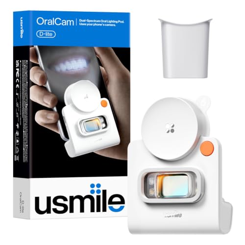 usmile D-lite OralCam Oral Camera for Home, 90-Day Battery