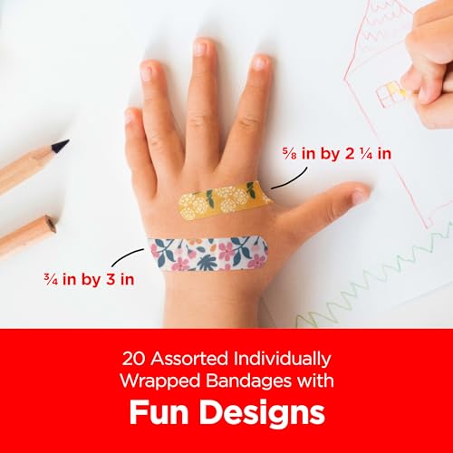 BAND-AID Brand Adhesive Bandages, Pokémon, Assorted Sizes, 20 - Product Imagery
