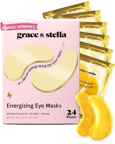grace & stella Award Winning Eye Patches for Puffy Eyes - Product Imagery