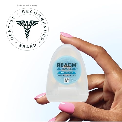 REACH Ultraclean Dental Floss, Oral Care, Mint-Flavored, 1 Count - Product Imagery